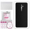 apgo Protective Skin Sticker for the Back Compatible with Oppo Reno2 Z, Wrap Film, Foil, Vinyl - Pattern Carbon Black