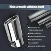 Universal Car Auto Exhaust Muffler Tip Stainless Steel Pipe Chrome Trim Modified Car Rear Tail Throat Liner Accessories