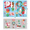 Snowman Christmas Sticker Santa Claus Xmas Decal New Window Sticker  Home Decor