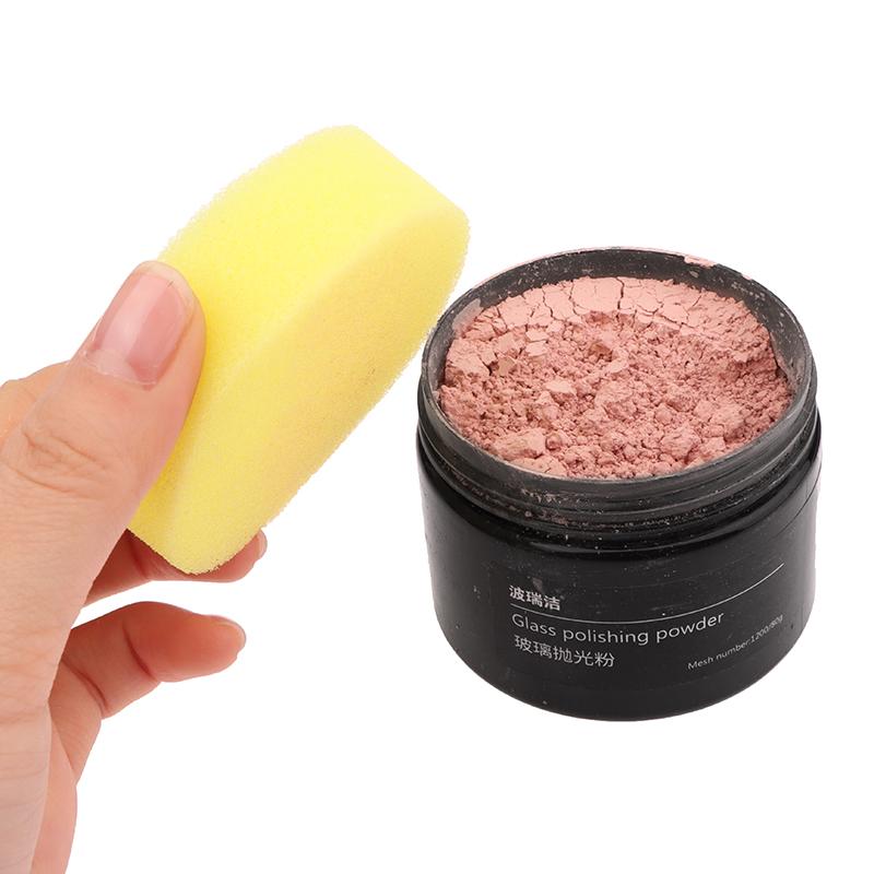 Автомобильный порошок для полировки зеркал 80G, порошок для полировки стекла на основе оксида церия, средство для удаления композитных материалов, редкий инструмент для ремонта