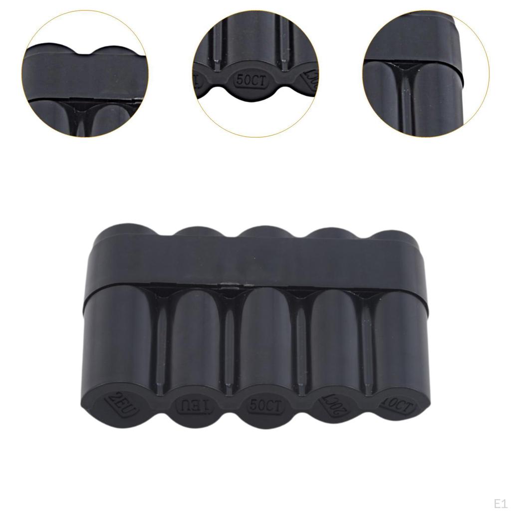 Коллекционный кейс-бокс 10 шт., 20 шт., 50 шт., 1 евро, 2 евро Офисный диспенсер для хранения