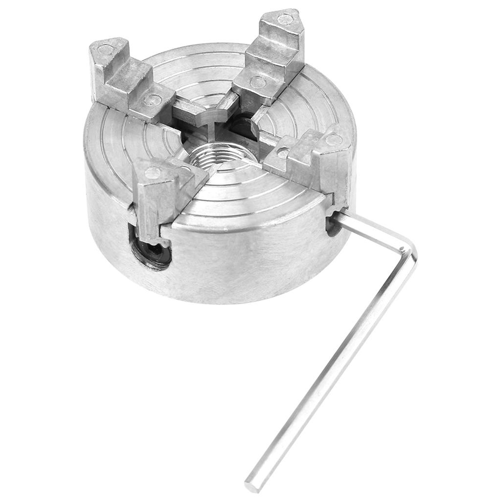 Z011A Zinc Alloy 4Jaw Chuck Clamp Accessory for Mini Metal Lathe