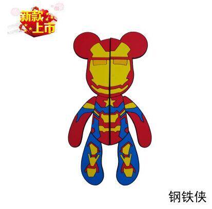 Suitable for mini MINI COOPER door anti-collision strip, violent bear rice flag silicone sticker door border scratch anti dd77