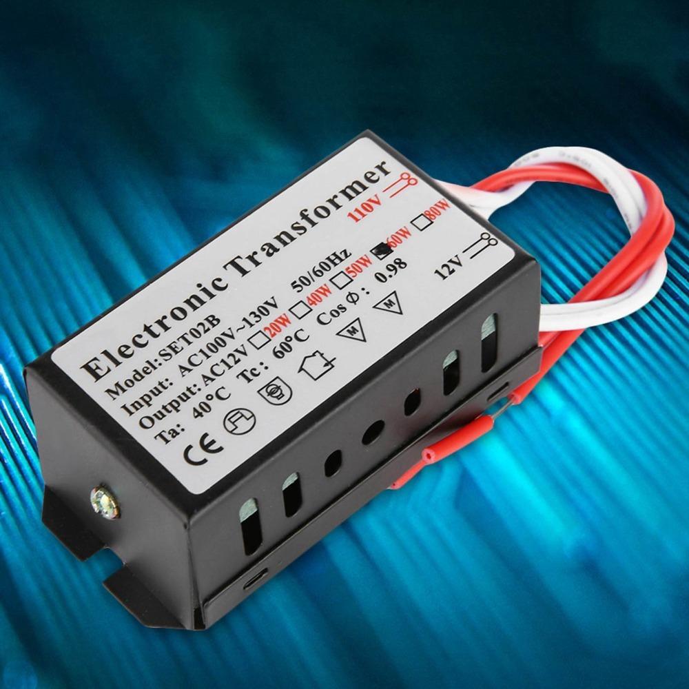 60W / 120W Voltage Converter 110V To 12V Power Supply Driver Economic Low Voltage Adapter  Halogen