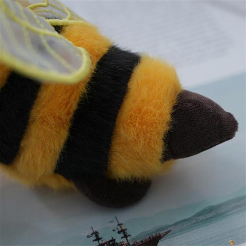 Мультяшное животное пчела плюшевый брелок мягкая кукла игрушки рюкзак кулон украшения подарки