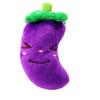 Stress Relief Pet Plush Toy Colorful Cartoon Fruit Animal Shape Bite-resistant Sounding Doll Molar