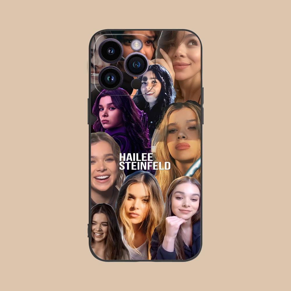 Матовый чехол из ТПУ для мобильного телефона Hailee Steinfeld для iPhone 17 16 15 14 13 12 11 X XR XS 8 7 Air Pro Max Plus Mini Цветной чехол
