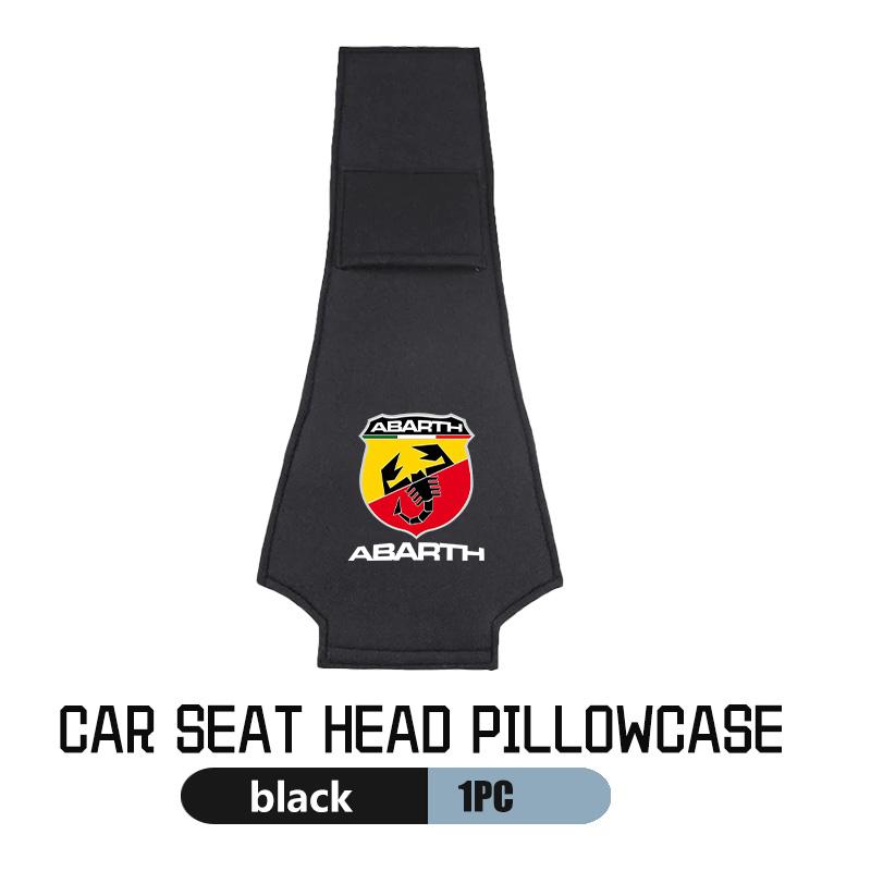 Для автомобиля Abarth Стиль Чехол на подголовник Подушка для шеи на сиденье Чехол FIAT 500 FR Ducato Doblo Freemont Idea Stilo Panda