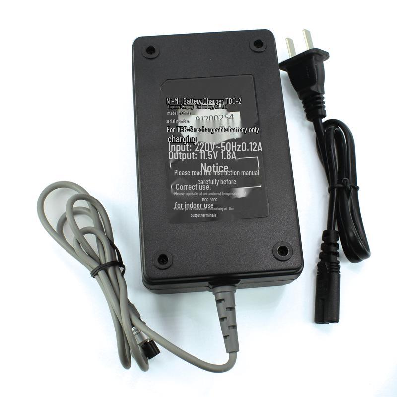 TBC-2 Ni-MH Charger for TOPCON TBB-2 Battery, Compatible with Total Station GTS-100N