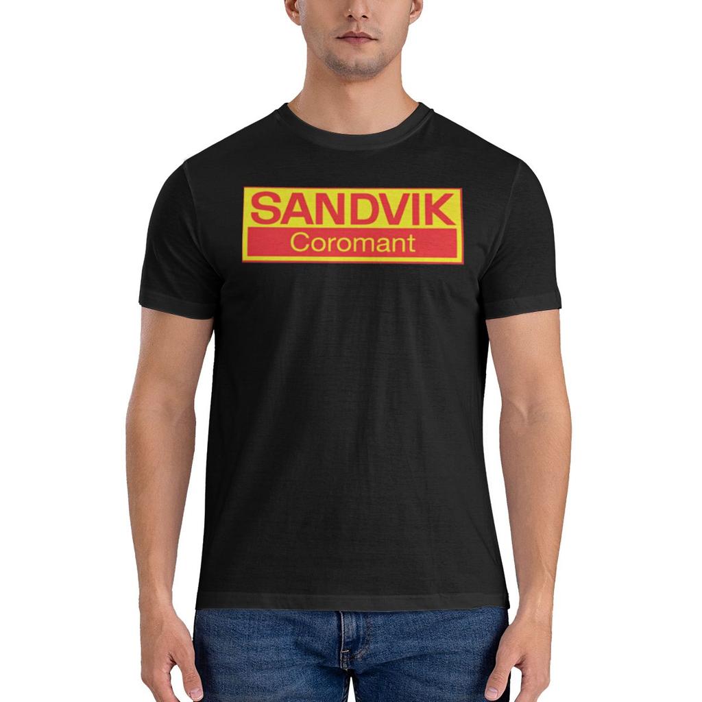 Футболка Sandvik в расслабленном стиле, повседневная и свободная, с печатью высокой четкости