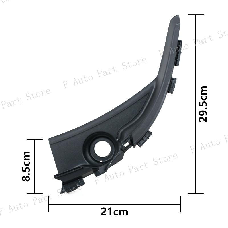 Для Honda Civic 9th 2012 2013-2015 автомобильное переднее лобовое стекло, угловая накладка, боковая накладка дворника, крышка 74210-TR0-A00 74220-TR0-A00