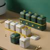 Набор баночек для специй, кухонные принадлежности, один ящик с несколькими отделениями, баночка для соли, приправы, перца, домашняя баночка для приправ, комбинированный набор