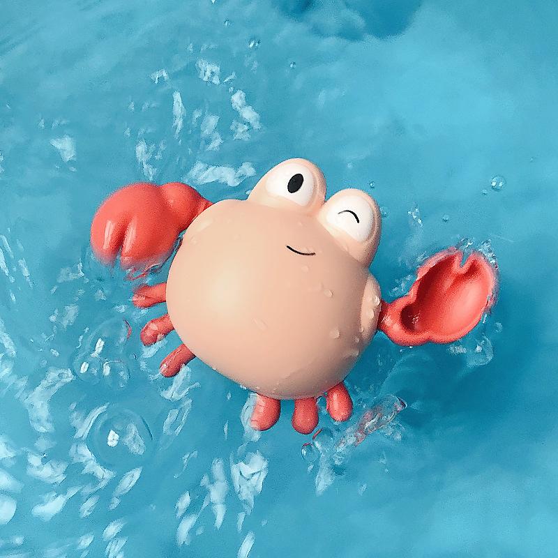 Детская игрушка для ванны Игры с водой в форме цветка-краба Интерактивное водяное колесо Веселье в душе Ванной с присоской в качестве подарка для детей
