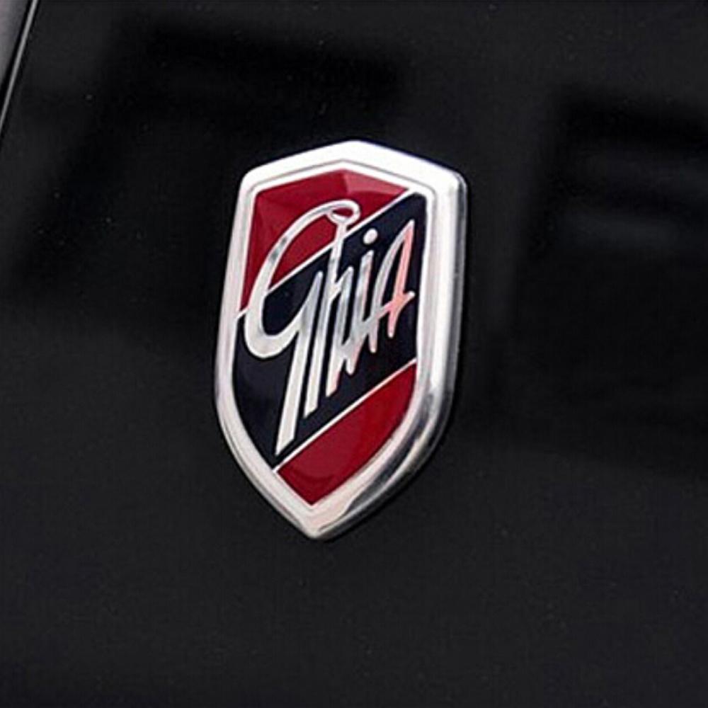 Автомобильная наклейка GHIA Эмблемы Боковые Щитки Логотипы Отмечаемые Удаления