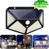 100 LED Solar Light Outdoor Solar Lamp Powered Sunlight Waterproof PIR Motion Sensor Street Night Light for Garden Decoration