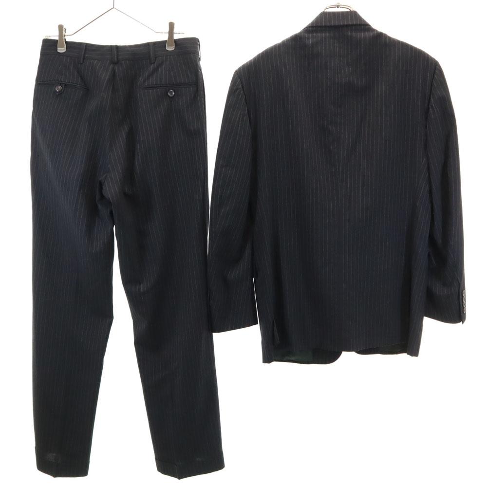 Костюм в полоску Polo by Ralph Lauren Сделано в Испании Комплект 40 Угольно-черный Мужской Б/у