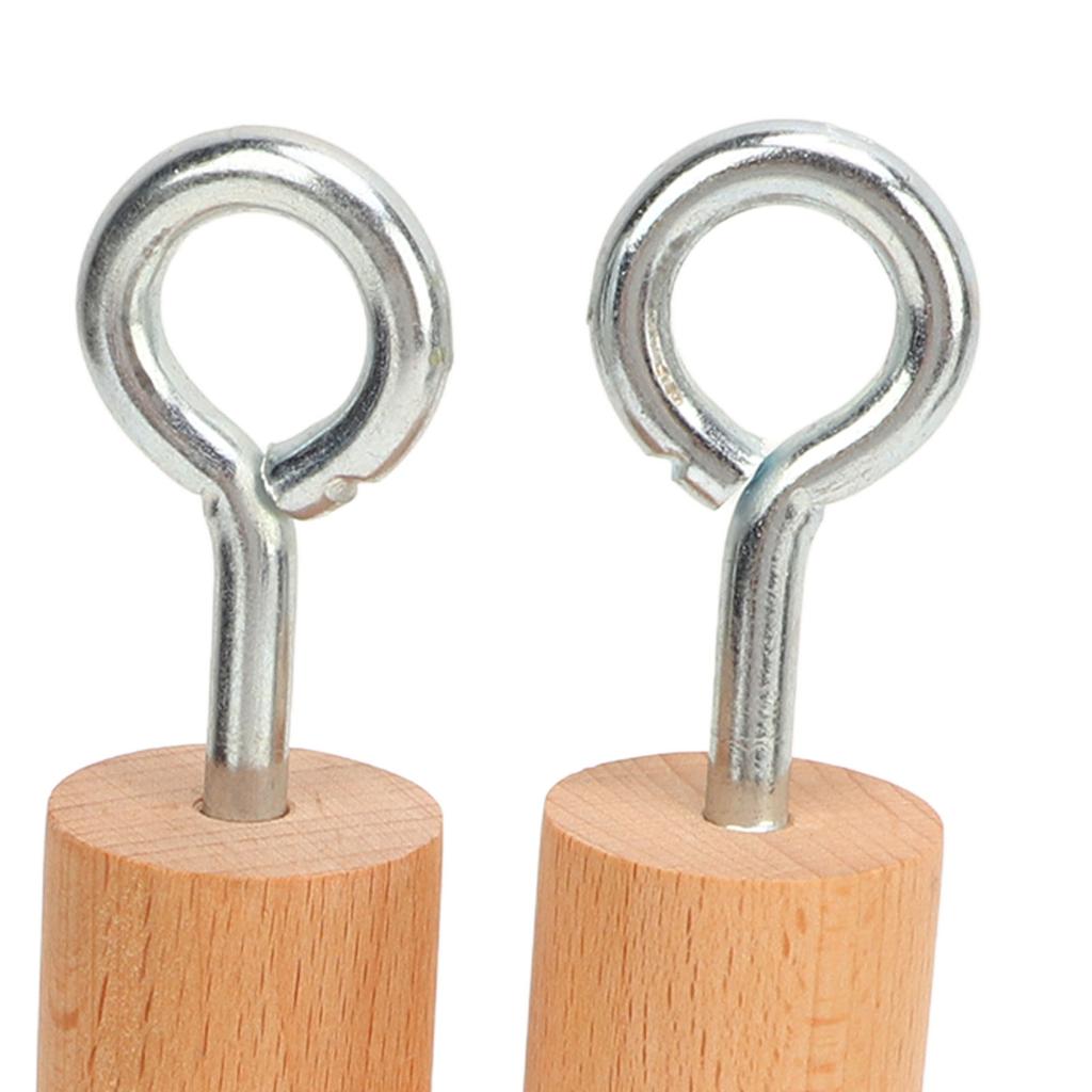 Wooden Pull Up Grips Wooden Finger Strength Trainer Home Gym Upper Body Core Grip Strength Training Handle Pull Up Fitness Accessories