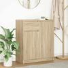 VidaXL Buffet with Drawer Sonoma Oak 71x35x84 Cm Engineered Wood, Storage Furniture, Buffet, Entryway Furniture, Furniture 861591