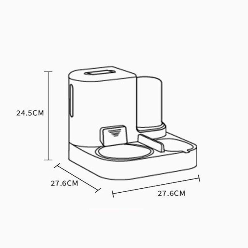 Кормушка для кошек Диспенсер для воды для кошек Миска для кошек Миска для корма для собак Автоматическая подача Кормушка для кошек Товары для домашних животных