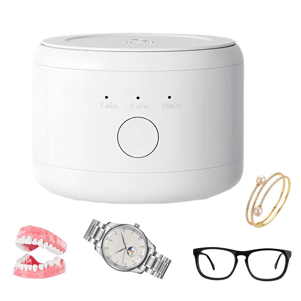 Ультразвуковой высокочастотный вибрационный очиститель Управление одной кнопкой Автоматическое очищающее устройство 3 скорости Таймер для дома, офиса, путешествий