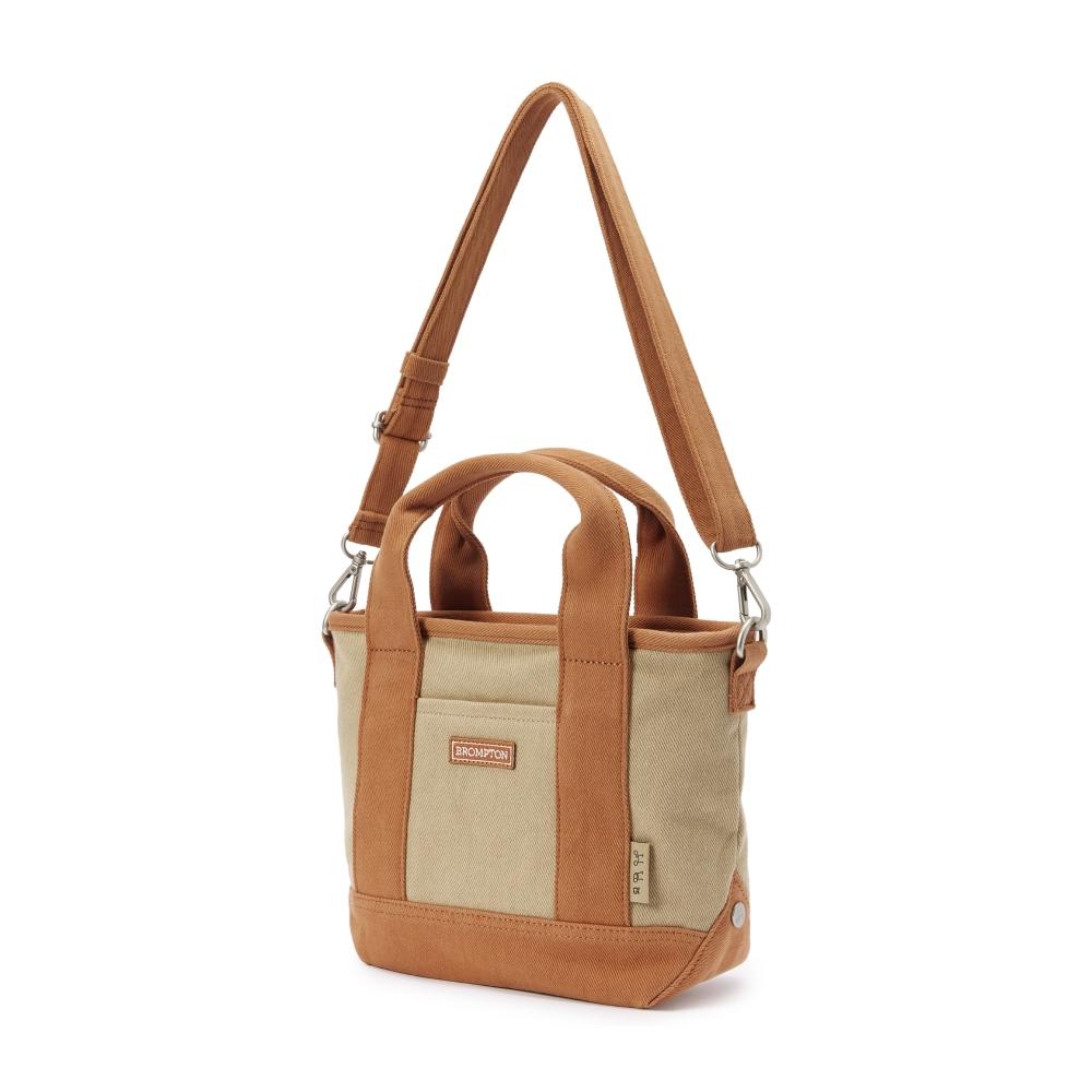Маленькая сумка-тоут Brompton London - Бежевая (P255Ato412)