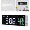 Sound Meter Wall Hanging Sound Level Meter 11in Large LED Display Screen Temperature Humidity Meter for Classroom Decibel Meter