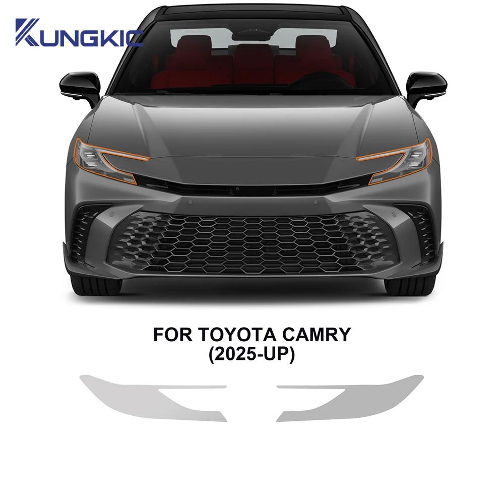 TPU Paint Protective Foil for Toyota Camry 9th XV80 2024-2026 Headlight B Pillar Rear View