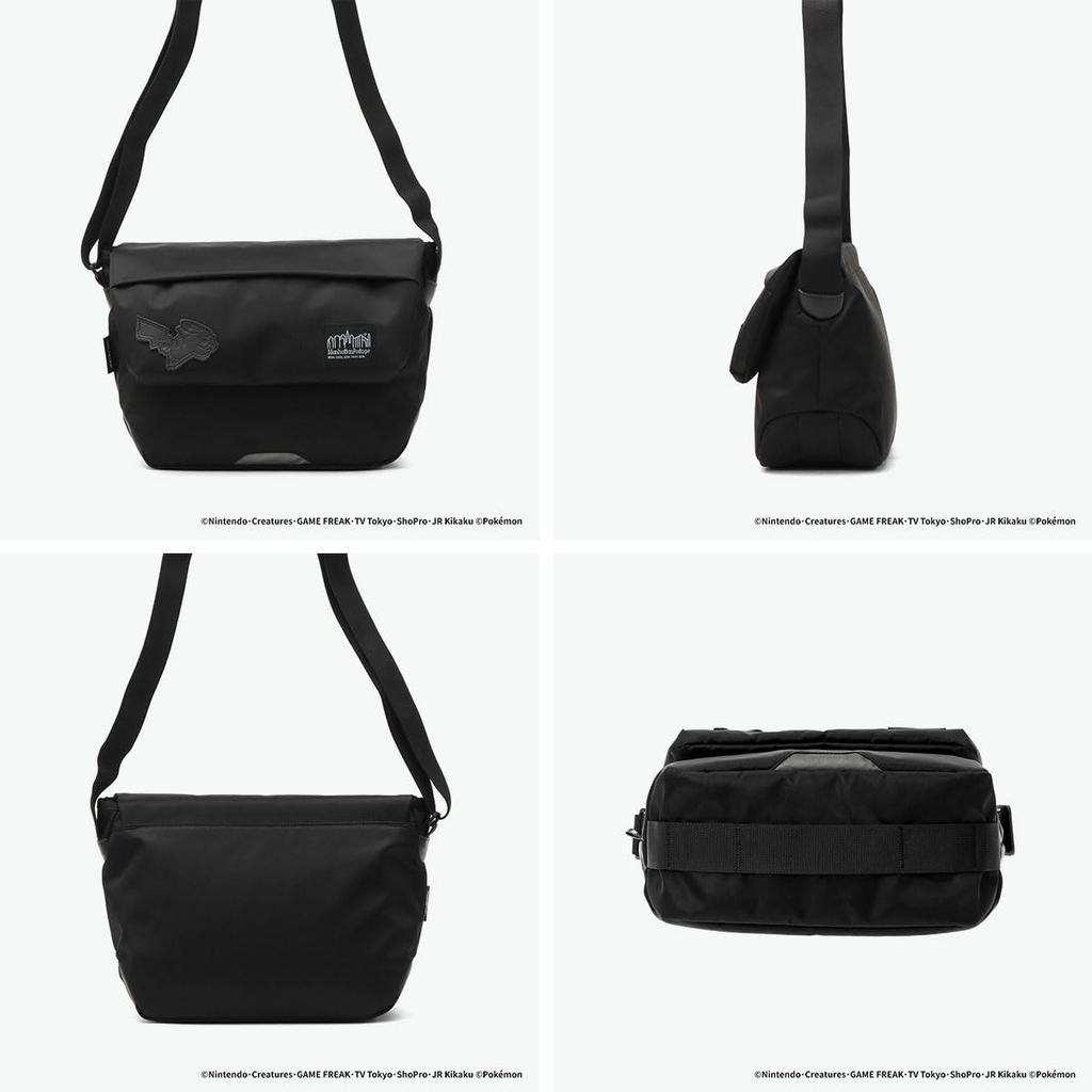 Portage Черная Сумка-мессенджер Manhattan Portage MESEROLE MESSENGER BAG TWL POKEMON MP1616TWLBLPKMN Черная [Лейбл Manhattan]
