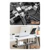 Under Desk Cable Management Tray,Extendable Sturdy Steel Under Desk Cord Hider Raceway,Power Strip Cord Holder Wire Management