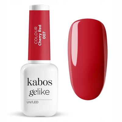 Лак для ногтей - Kabos Gelike 007 - Красный - Гибридный - 8 мл