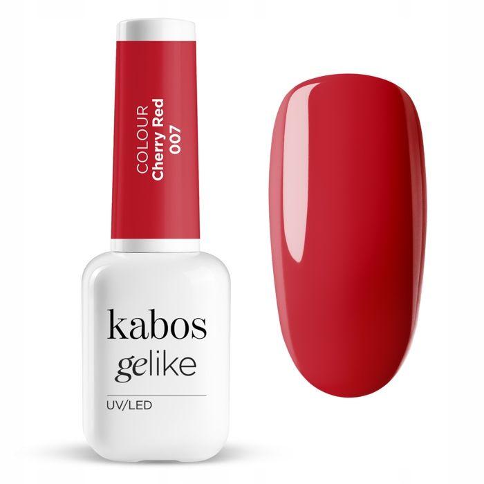 Лак для ногтей - Kabos Gelike 007 - Красный - Гибридный - 8 мл