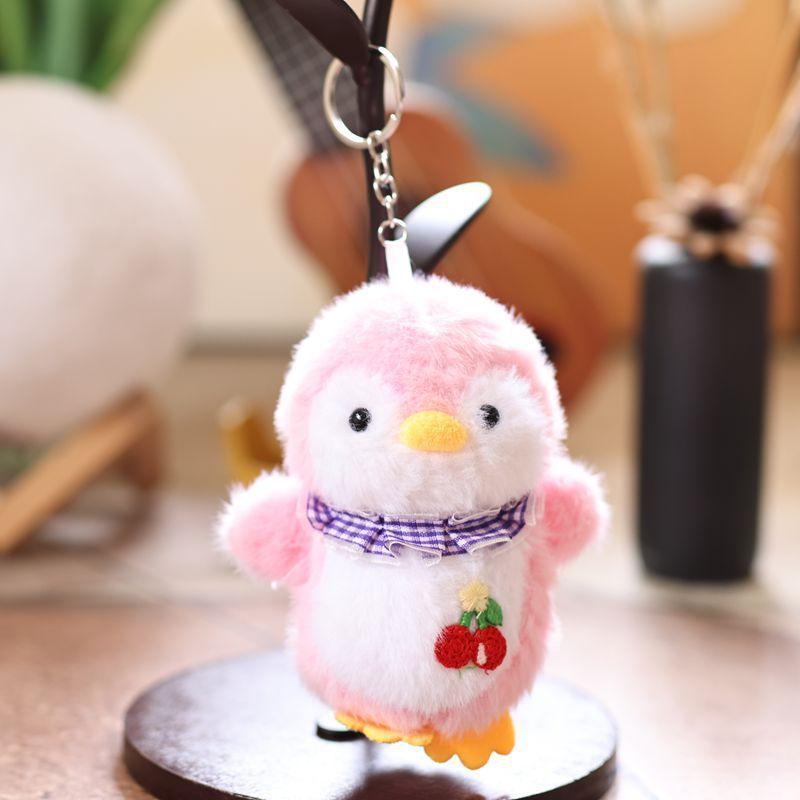 Милый мультяшный пингвин, плюшевый брелок, мягкая игрушка, брелок для ключей, подвеска для рюкзака, украшение для сумки, прекрасные подарки
