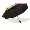 Disney Winnie-the-Pooh,Eeyore,Friendship Manual Opening and Closing Umbrella, 8-Rib Reinforced Folding Design, Lightweight