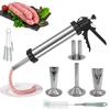 Sausage Stuffer Machine Stainless Steel Meat Stuffer Sausage Filling Manual Sausage Maker Tool Kit Kitchen Gadgets