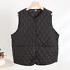 Down Cotton Vest Women's Inner Wear Autumn and Winter New Slim-fit Bottom Inner Wear Vest Medium Thin Warm Vest Vest