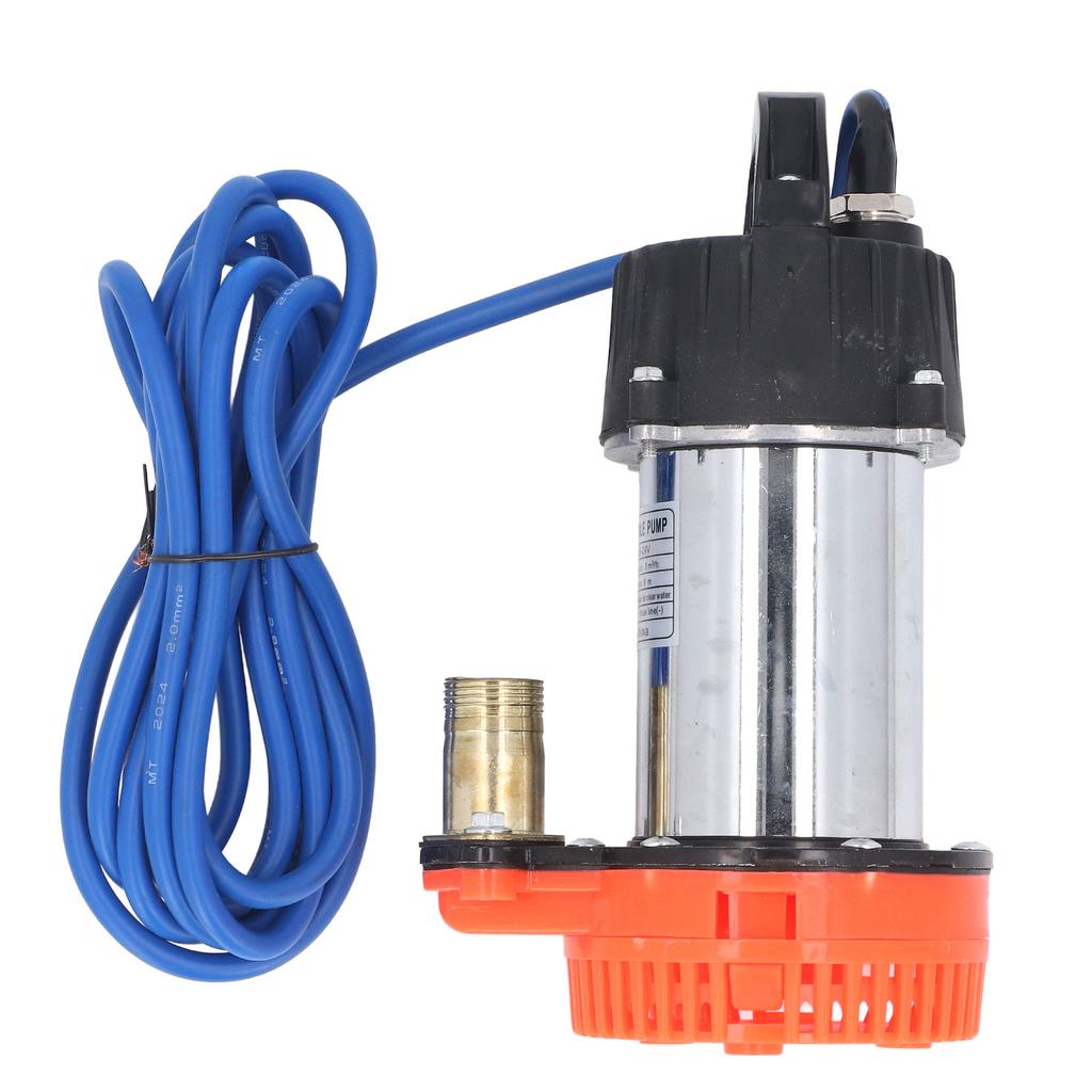 24 В постоянного тока погружной насос 220 Вт 8 м высокий подъем большой поток DC солнечный глубокий скважинный насос для фермы ранчо