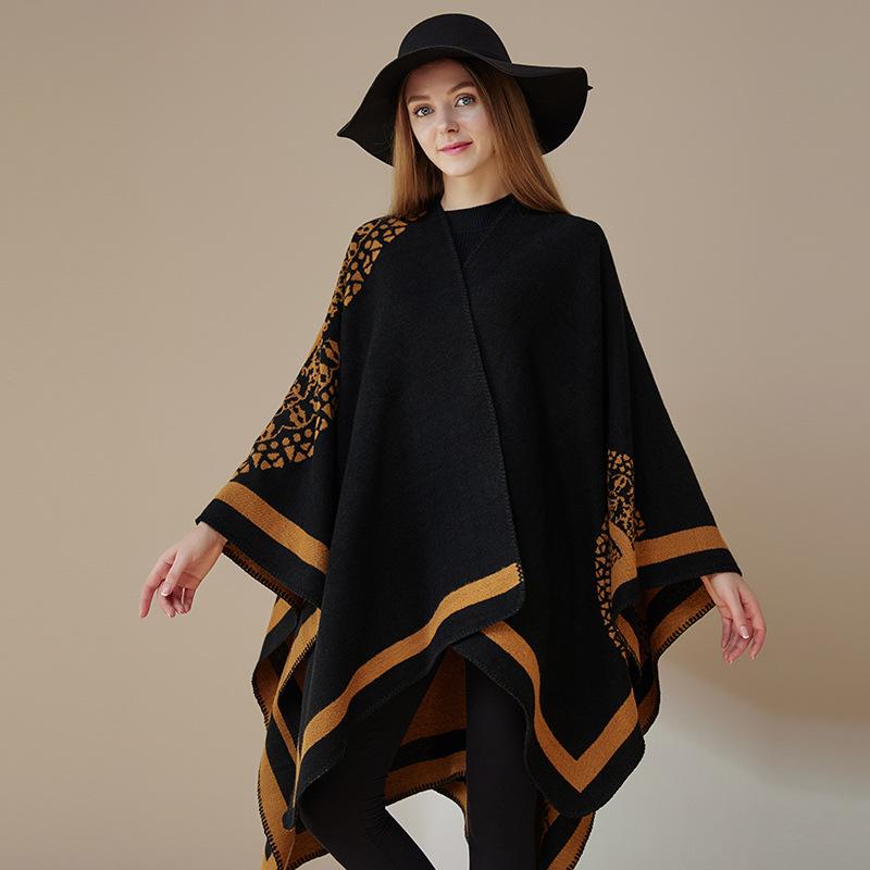 Этнический стиль Туризм Большая шаль Высокое чувство Внешнее покрытие Декоративная шаль Теплая раздельная накидка Накидка Накидка