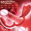 Wearable Vibrator 10-Frequency Vibration Penis Ring Clitoris Stimulator With G-Spot Clitoris Penis Anal Massager Couples Sex Toy