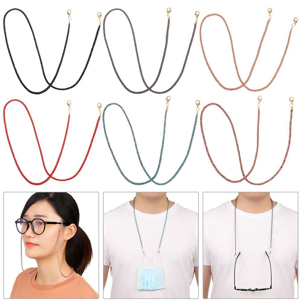 Non-Slip Lightweight Anti-lost Hanging Necklace Glasses Lanyard Eyewear Chain Mask Holder Strap