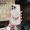 Вращающаяся на 360 градусов подставка для чехлов для телефонов IPhone16E и гофрированный магнитный защитный чехол с большим отверстием для Apple 15 ProMax