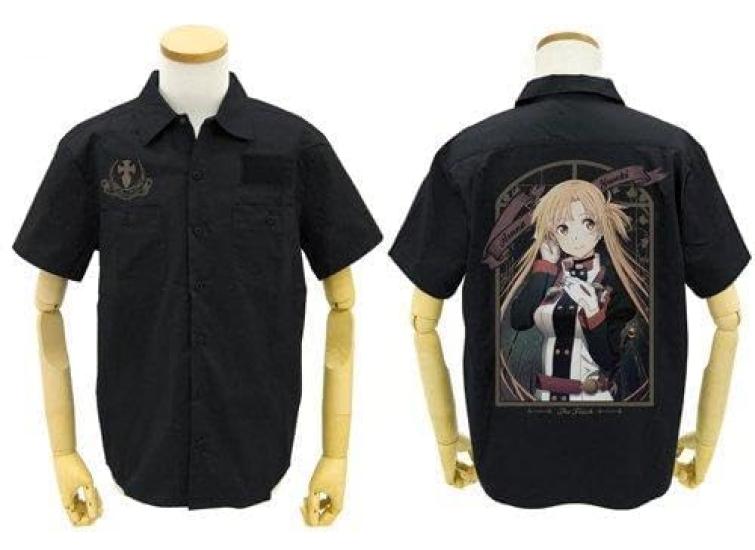 Sword Art Online the Movie Asuna Full Color Work Shirt Black M Size -Ordinal Scale-