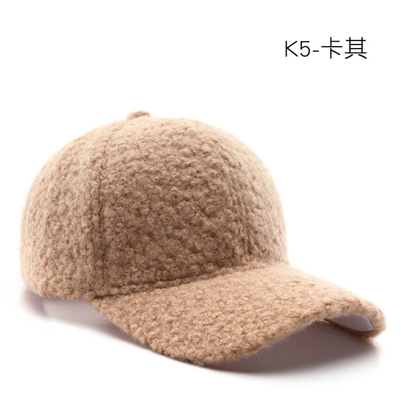 Шапка женская осенне-зимняя однотонная легкая плюшевая бейсболка для мужчин для путешествий солнцезащитный козырек теплая кепка