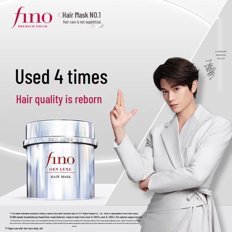 FINO Серебряная Бриллиантовая Восстанавливающая Маска для Волос