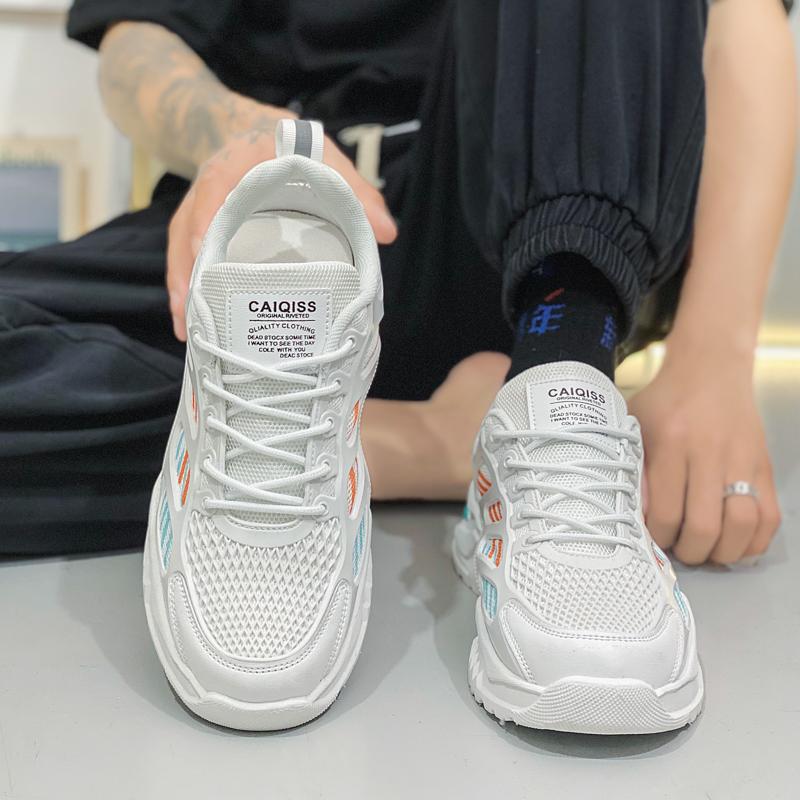 Мужские спортивные сандалии летние женские пляжные туфли белые школьные кроссовки для бега парная обувь дышащие большие размеры