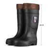 Thickened Material Unisex Black Best Safety Work Boots Waterproof Rain Boots for Men