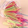60 шт/200 шт цветные антиаллергенные пластиковые серьги-гвоздики антиблокировочные ушные палочки комплект