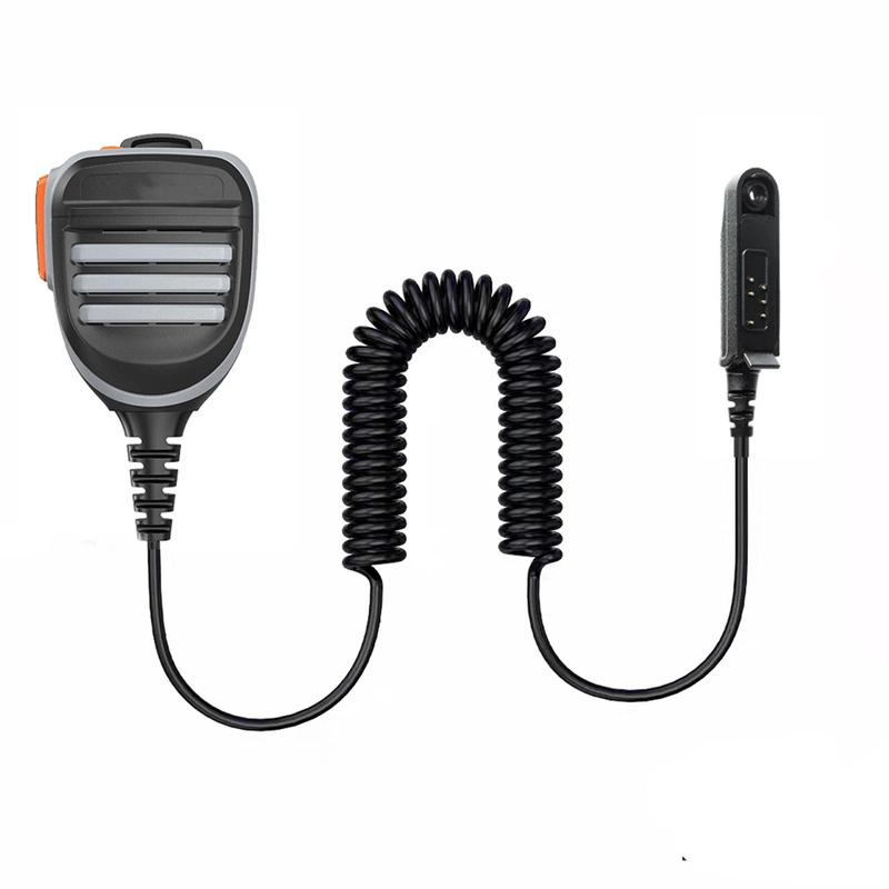 Для рации Динамик Микрофон для Baofeng UV XR UV9R Pro UV9RERA Радиостанций с Усиленным Кабелем и Вращающимся Зажимом