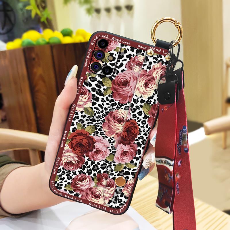 Phone Holder Anti-knock Phone Case For Samsung Galaxy M31S/SM-M317F/M315F Shockproof Chinese Style Elderly Lady For Mom