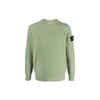 Ss23 Solid Color Logo Crew Neck Long Sleeve Sweater Men Sweater Green 7815534D2-V0055