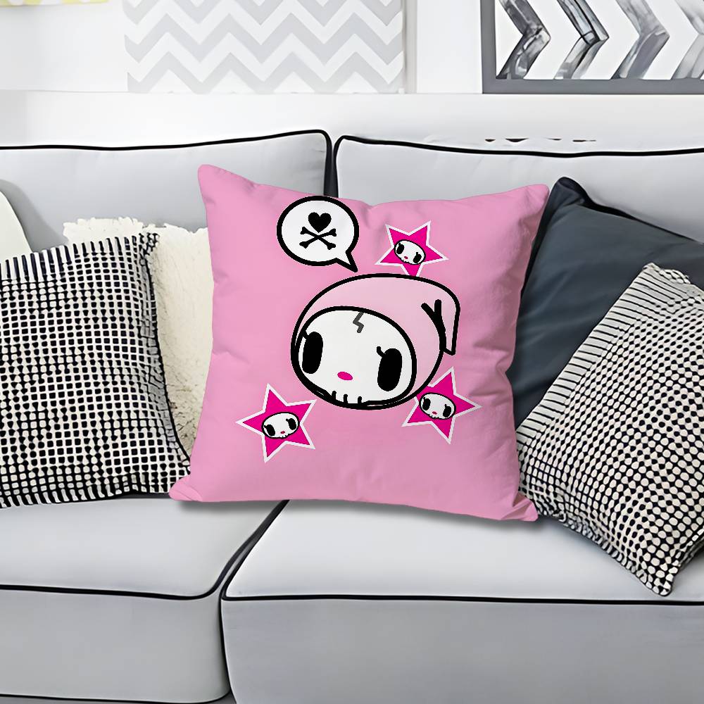 TTokidokiSS Girl Pillow Cases for Bedroom Living Room Sofa Home Decor Polyester Cushion Cover with Zipper